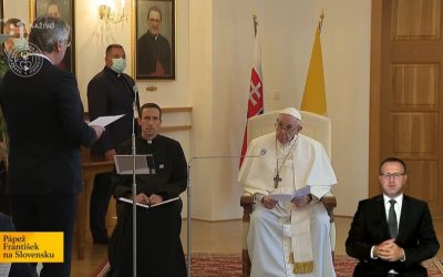 Prešľap pri oslovení pápeža Eľko zakryl pri publikovaní prejavu na webe