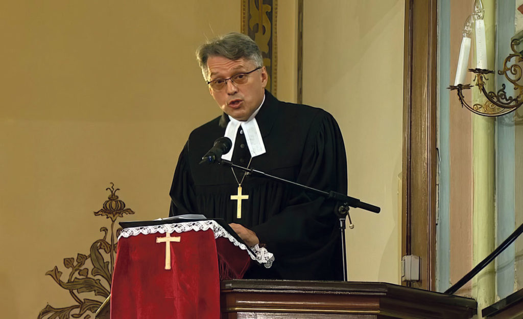 Evanjelická cirkev a. v. v Slovinsku oslávila 100 rokov. Evanjelický biskup Leon Novak v kázni hovoril o sile ekumenizmu